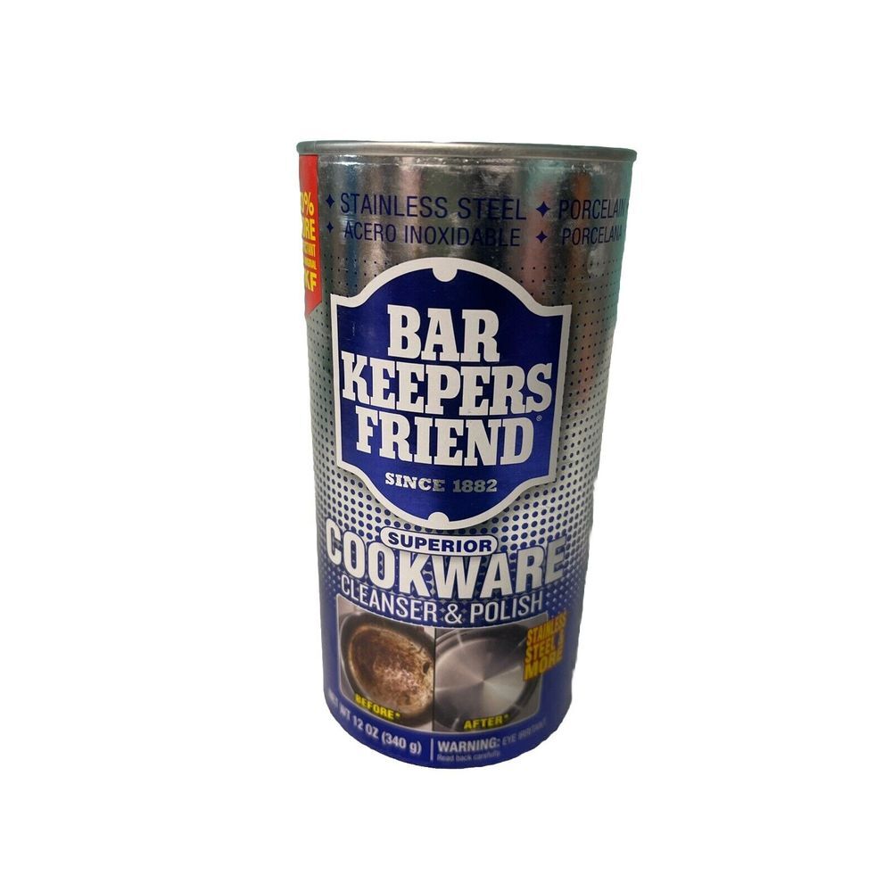 Bar Keepers Friend Superior Cookware Cleanser Polish Cleaner Powder, 12 Ounce